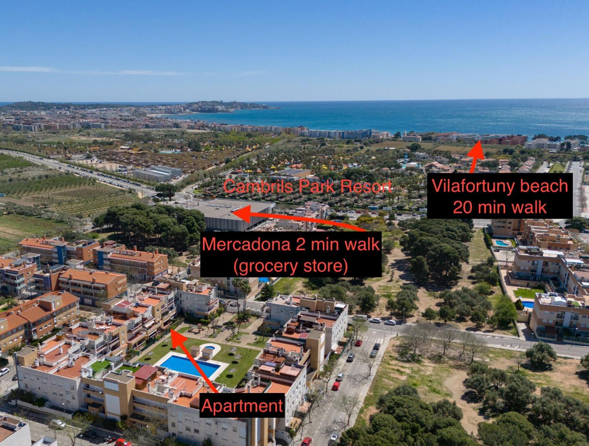 Cambrils Haven:2Br+2Bth+Wf+Poolアパートメント エクステリア 写真
